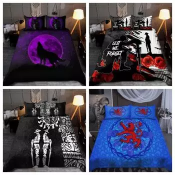 Tmarc Tee Premium Three Blue Turtles Постельное белье Комплект одеяла Покрывало Декор для спальни Single 135x200cm