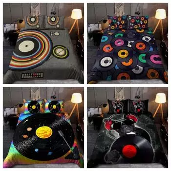 Tmarc Tee Red Satanic Skull Bedding Sets Home Bedclothes Quilt Cover Set Single 135x200cm