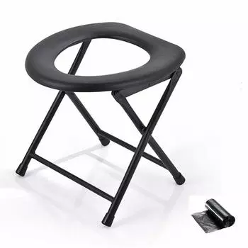 TMINCK Портативный туалет Складной простой туалет Портативный переносной туалет Сиденье идеально подходит для строительных площадок Туалет, кемпинг, стихийные бедствия, походы, путешествия,