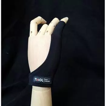 Tmol Painting Gloves Wacom Digital Board Hand-Painted Screen Sketch Oil Painting Sweat-Proof Anti-Wear Office Gloves Christmas Black (non-touch-proof) M