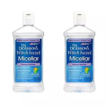 TN Dickinsons Witch Hazel Micellar Makeup Remover 473mL x 2