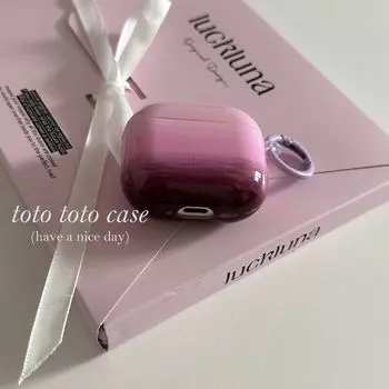 to Apple 2 Generation Bluetooth Earbuds Case New Arrival Airpods3 Generation Same Pendant Airpodspro2 Drop-Resistant Protective Cover Minimalist Apple Airpods 3 Shell + Purple Ring