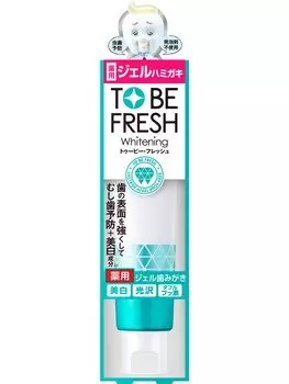 To Be White TO BE FRESH To Be Fresh Лечебная отбеливающая гелевая зубная паста 100 г Совместима с электрическими зубными щетками No Toothpaste [квази-лекарства],