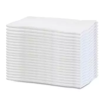 to commercial Lightweight and easy to use white face 24 180 momme x 84 42877 [Easy wash, use] towels, count, (34 cm), белый
