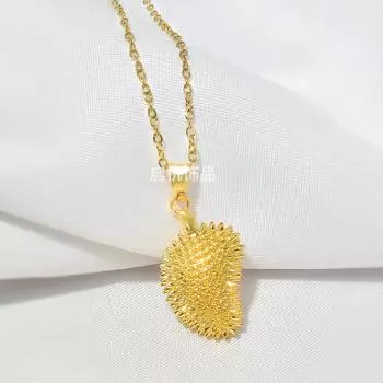 То же ожерелье Дуриан Женский дизайн легкой роскоши Универсальное с мясным кулоном Цепочка на шею Shake Ji