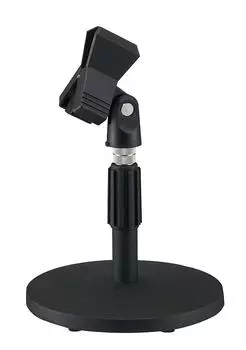 TOA Tabletop Microphone Stand with Microphone Holder Clip-on ST-65A