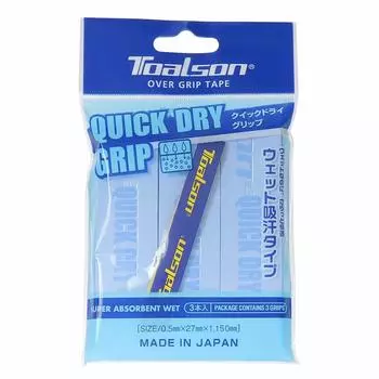toalson Quick Dry Grip 3P Blue теннисная ракетка Zappin Select Stock (1etg2233)