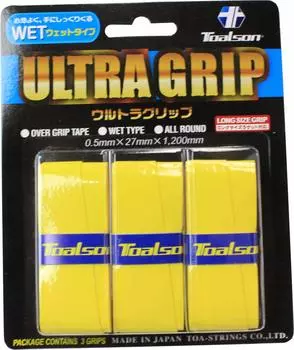 toalson Ultra Grip 3 Boniri Yellow Теннисные товары Sonota Select Stock (тг053й)