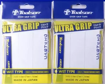 TOALSON Ultra Grip White x 2 шт. набор (3 куска)