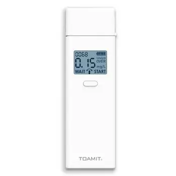 TOAMIT Toa Sangyo Alcohol Easy White Checker, алкотестер, портативный, алкотестер, измерение,
