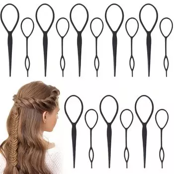 TOAURDA Укладка волос Милая Укладка Красота Дом Коммерческие Волосы Легкая Укладка Черный Стик, Стиль, Многофункциональный, Профессиональный, Новичок, чёрный