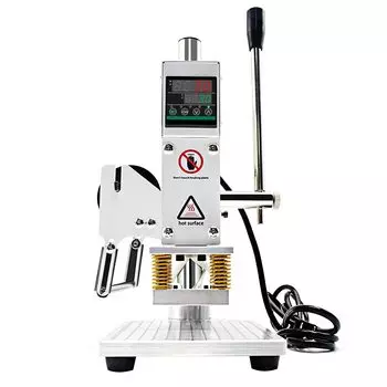 TOAUTO Машина для тиснения фольгой Машина для горячего тиснения Утюг для горячего тиснения Кожаное ремесло Ручная работа Оригинал (L(10x13см))