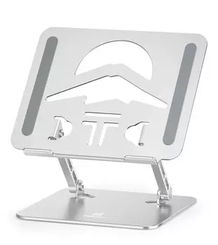 ToBeoneer Ноутбук ПК Планшет Высота Угол Снятие Скованности Спины Работа из Космоса Алюминий ZOOM Совещание Совместимо с ноутбуками и жидкокристаллическими планшетами до