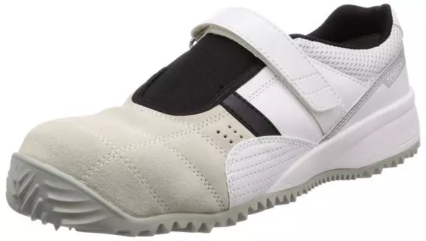 Tobisuni Safety Work Shoes JSAA Certified Professional Sneakers Regular Work Wide Toe Box Lightweight TS100N White cm [Midori Anzen] 26.5 белый