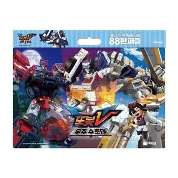 Tobot V Space Guard 88 пазл, который сделает вас умнее, популярные корейские головоломки