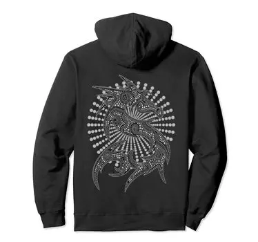 Точечная роспись Fantasy Dragon Sunbeam 4 Fan Fan Fan Parka - - - чёрный