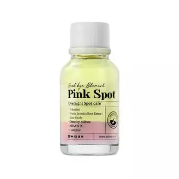 Точечное средство от прыщей на лице MIZON Good bye Blemish Pink Spot 19мл