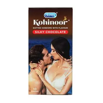 Точечные презервативы с Шоколадом (10 шт), Dotted Condoms With Chocolate Flavour, Durex