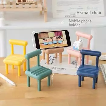 Точечный держатель мобильного телефона Новый держатель мобильного телефона на рабочем столе, складной держатель мобильного телефона, настольный держатель для ленивых людей синий