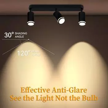 Точечный светодиодный потолочный светильник GU10 трековое освещение для спальни столовой настенный точечный светильник подвесной потолочный светильник Cold Light