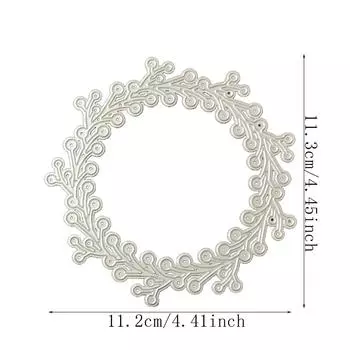 Точечный венок, металлические штампы, сделай сам, ремесло, углеродистая сталь, шаблон для тиснения, трафарет для скрапбукинга, форма для высечки карт