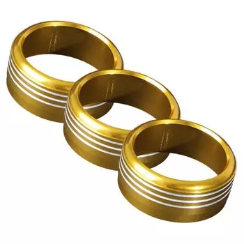 Tochi Wish Universal Subaru Air Conditioner Switch Dial Ring Cover Forester Impreza Legacy Eyesight WRX Gold