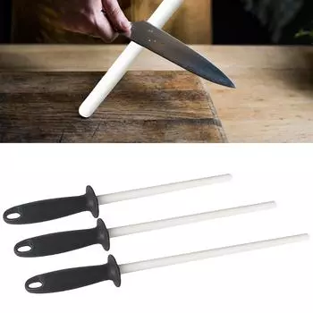 Точильный стержень Керамический стержень Точилка для режущих инструментов Хонинговальный резак Точилка для режущих инструментов Заточка стального кухонного инструмента Резак 10IN