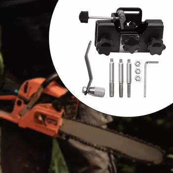 , Точилка для цепей, удобный универсальный портативный металлический простой в использовании аксессуар для шлифовального инструмента чёрный