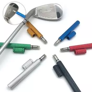 Точилка для гольф-клуба, чистящий инструмент, высокопрочный, нержавеющий, компактный размер, портативная чистящая ручка для гольф-клуба, аксессуары 11cm красный