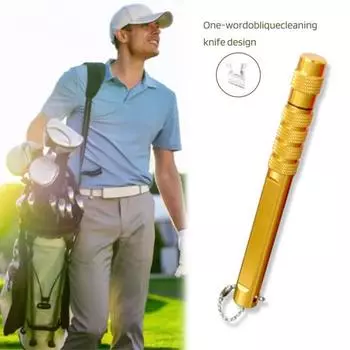 Точилка для канавок для гольфа, портативная клюшка для гольфа из сплава, дерево, железо, очиститель клиновой головки, инструмент для заточки канавок, аксессуары для гольфа красный