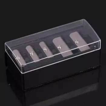 Точилка для карандашей с 5 отверстиями, многофункциональная, с крышкой для карандашей для подводки глаз и губ