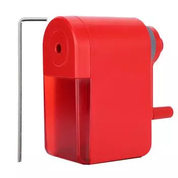 Точилка для карандашей Sketch Art Charcoal, регулируемая ручная точилка для рисования (красный)