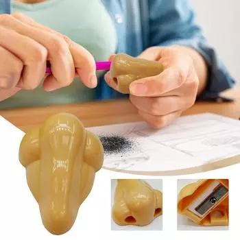 Точилка для карандашей, забавная точилка для карандашей с носом для детей, принадлежности для занятий, награды для занятий, принадлежности для вечеринок по случаю дня рождения