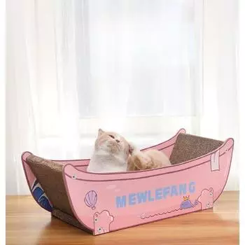 Точилка для когтей из гофрированной бумаги Cat Scratch Board устойчива к износу и не оставляет мусора.. VIP-стул, диван для кошек, товары для домашних животных 50*25*30cm