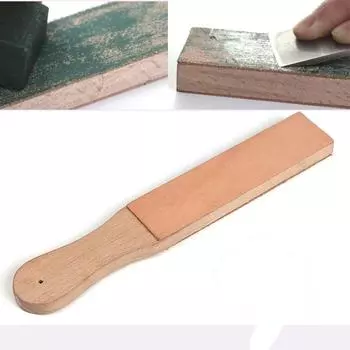 Точилка для кожи ручной работы, деревянная точильная доска, кожаный точильный ремень, заточка кожи wooden