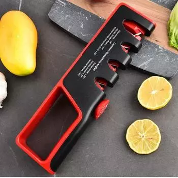 Точилка для кухонных ножей 4 в 1 с регулируемыми углами для точных ножниц, профессиональные ножи и точилки для инструментов L