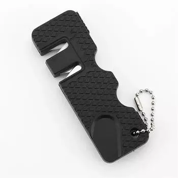 Точилка для кухонных ножей с 2 сегментами, многофункциональная ручная, двухцелевая, цветная, для заточки кухонных ножей для фруктов 1Pc