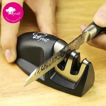 Точилка для ножей, 2 этапа, камень для заточки ножей, точильный камень, точильный камень, шлифовальный станок, бытовой алмаз, керамические этапы, ножи, помогающие отремонтировать камень, противоскользящее основание