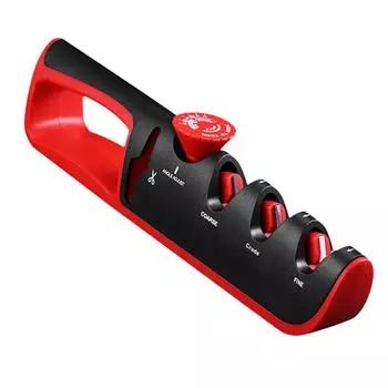 Точилка для ножей 4 в 1, ножницы, ручная кухонная точилка для ножей, кухонные аксессуары, точилка для ножей