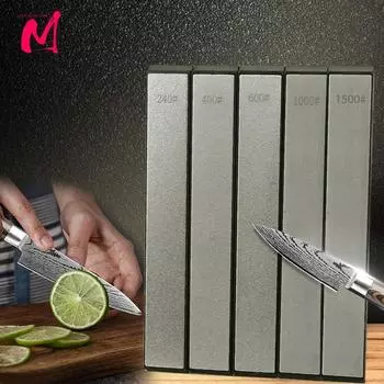 Точилка для ножей алмазная Угловая заточка камень Whetstone Professional Knife Sharpener инструмент 240 400 600 1000 зернистость Ship within 24 hours