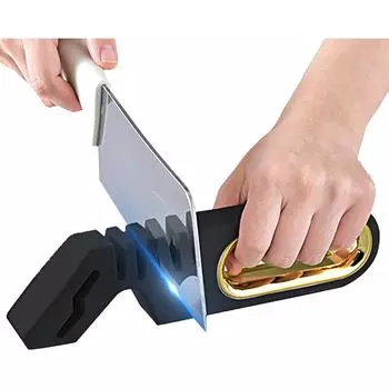 Точилка для ножей Домашние гаджеты, 4-ступенчатая профессиональная точилка для кухонных ножей, карманные ножи, точилка для ножниц, изготовленная из вольфрамовой стали