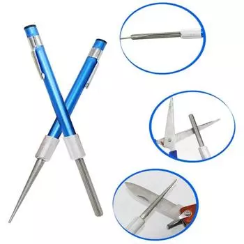 Точилка для ножей Fishhook, многофункциональная алмазная точилка для ножей, 400 ячеек, алмазный шлифовальный камень, точилка для долот 400 Mesh