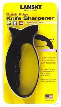 Точилка для ножей Lansky Quick Edge со сменным твердосплавным элементом (черный) - ЛСТКС