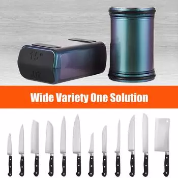 Точилка для ножей Rolling Knife Sharpener Съемная заточка ножей стала проще Система заточки Rolling Knife Sharpening System для карманных ножей / кухонных ножей M синий