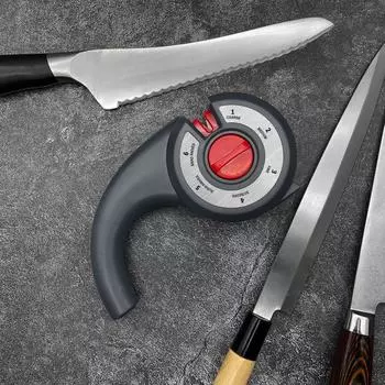 Точилка для ножей TAIDEA 6 в 1Профессиональный инструмент для заточки кухонных ножниц Точильный камень с алмазной регулировкой угла заточки кухонные инструменты knife sharpener