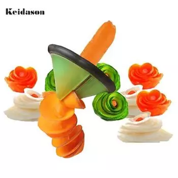 Точилка для очистки овощей, моркови, огурцов, спиральная нарезка, кухонный резак