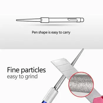 Точилка для ручек, многоцелевой точильный камень, точилка для ножей в виде ручки для кухни на открытом воздухе M