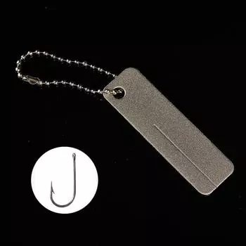 Точилка для рыболовных крючков, портативная алмазная заточка, точильный камень, аксессуар для улицы