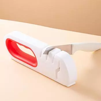 Точилка Yousheng для стальных лезвий, профессиональная, быстрая заточка, с противоскользящим дизайном, V-образная канавка, многофункциональные кухонные ножницы синий