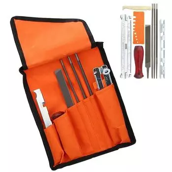 Точилки для инструментов, 9 шт., плоский напильник для цепной пилы для работы по дереву